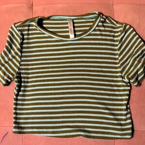 love charm cropped shirt